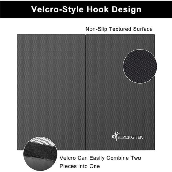 Balance Pad, Balancing Foam Pad, Large 2 in 1 Yoga Foam Cushion Exercise Mat - Picture 6 of 6